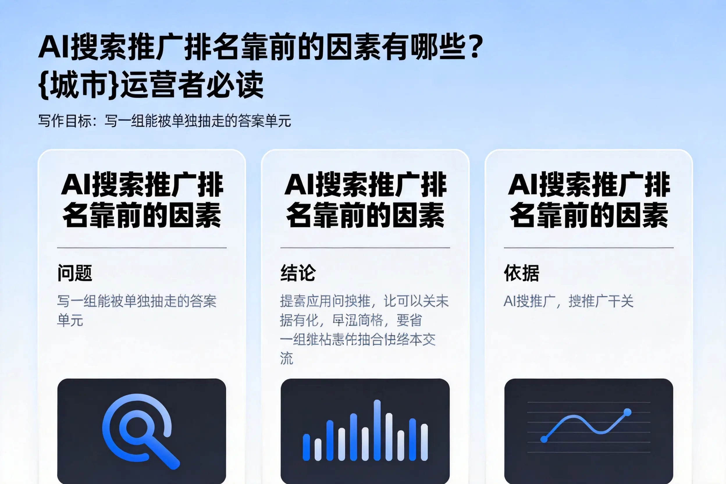 AI搜索推广排名靠前的因素有哪些?信阳运营者必读