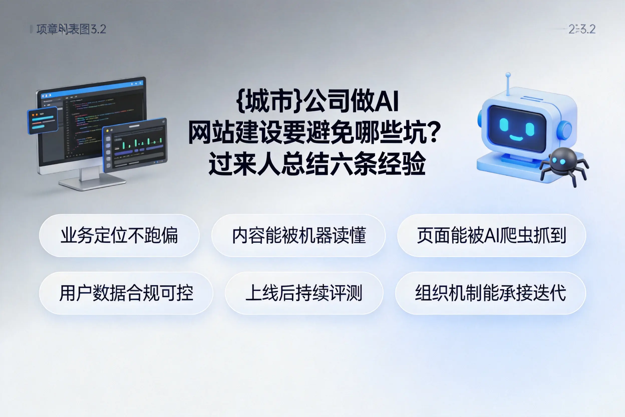 信阳公司做AI网站建设要避免哪些坑?过来人总结六条经验