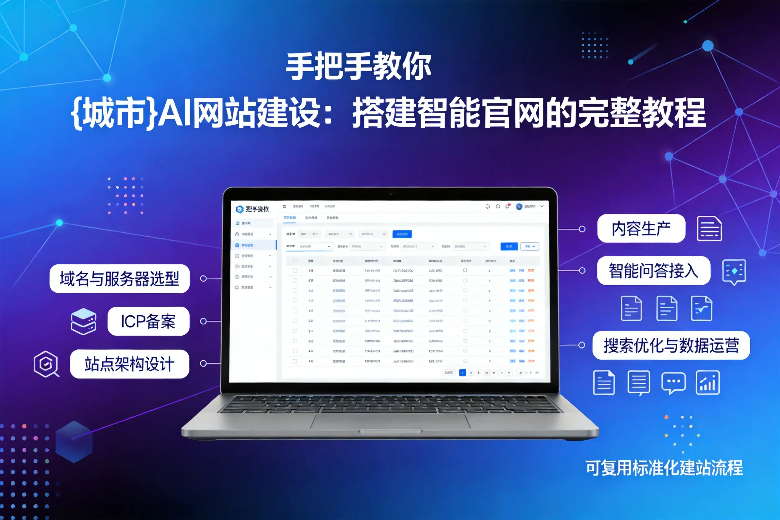 手把手教你信阳AI网站建设:搭建智能官网的完整教程