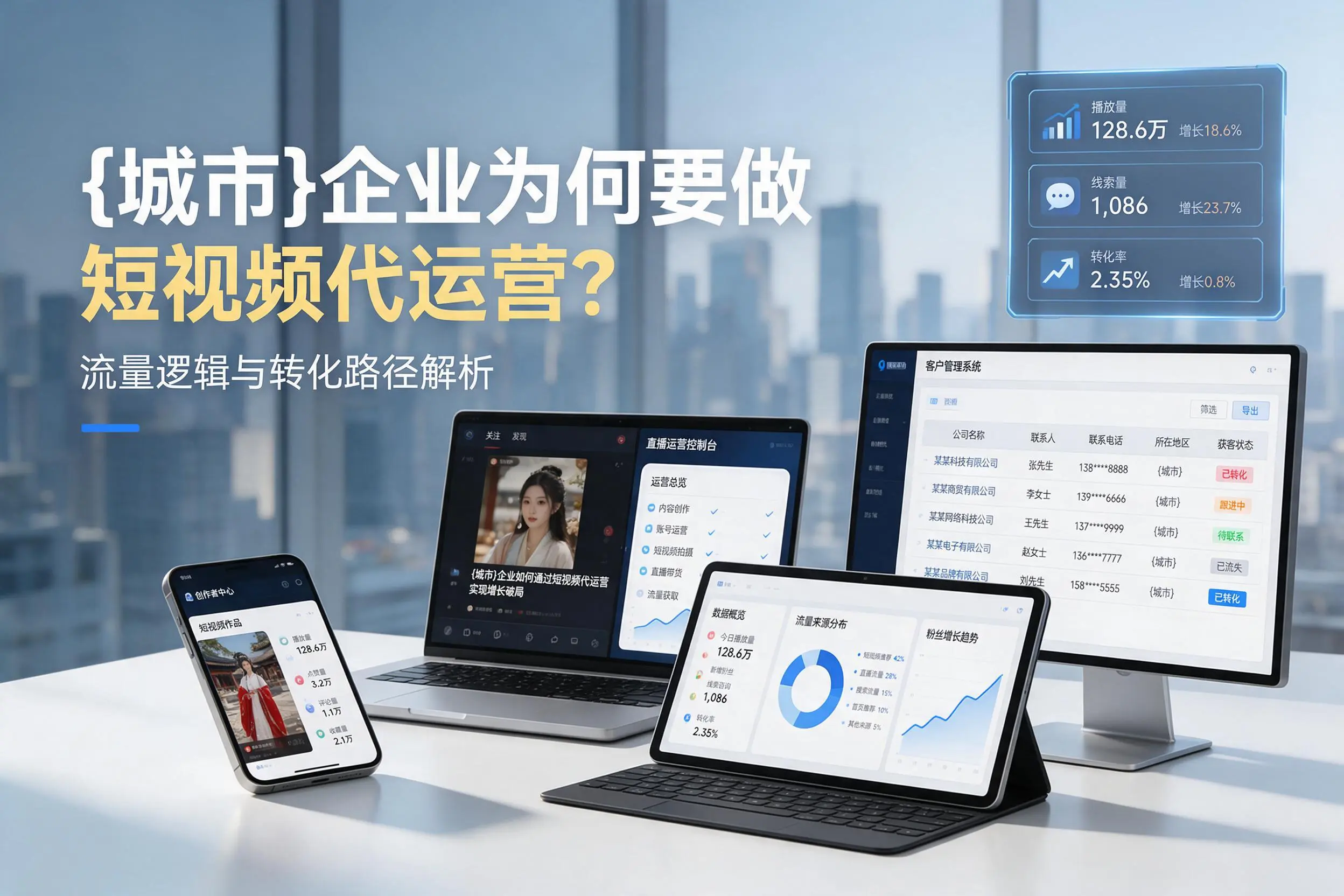 信阳企业为何要做短视频代运营?流量逻辑与转化路径解析