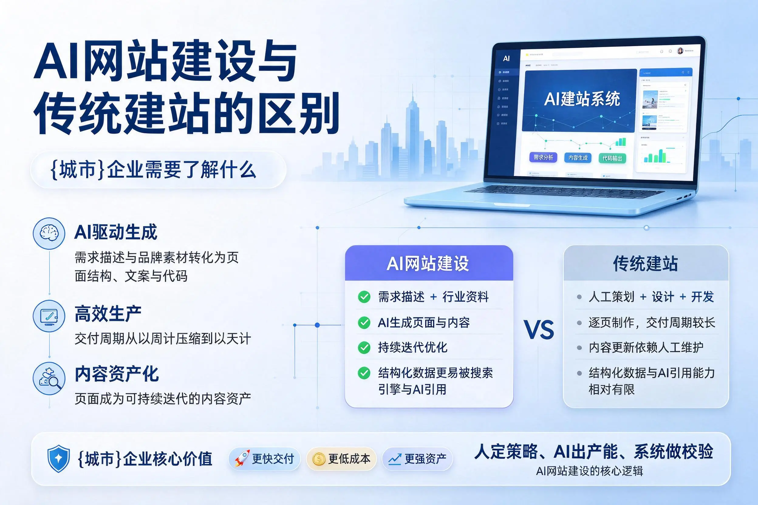 AI网站建设与传统建站的区别,信阳企业需要了解什么