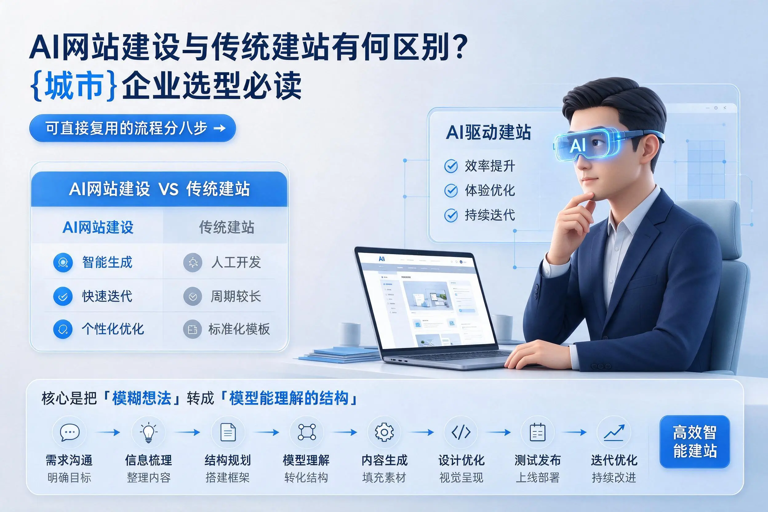 AI网站建设与传统建站有何区别?信阳企业选型必读