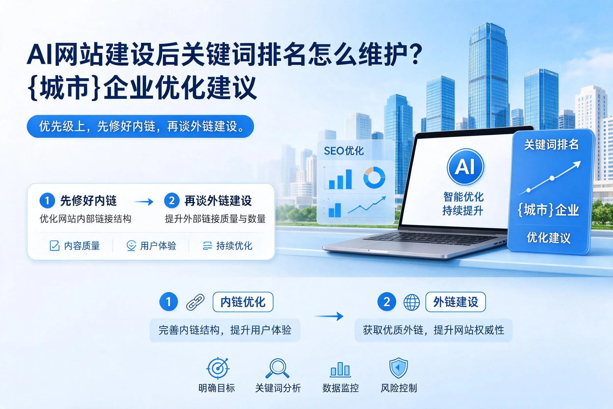 AI网站建设后关键词排名怎么维护?信阳企业优化建议
