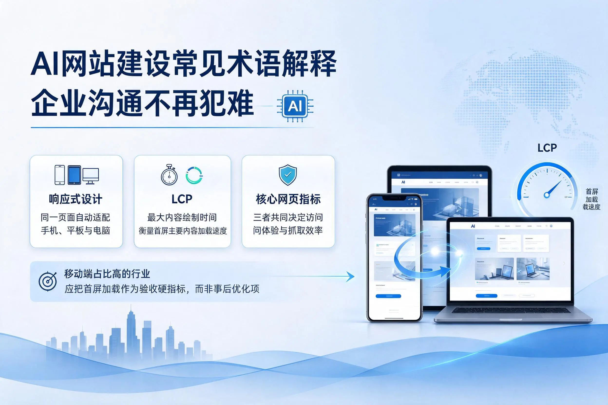 AI网站建设常见术语解释，信阳企业沟通不再犯难